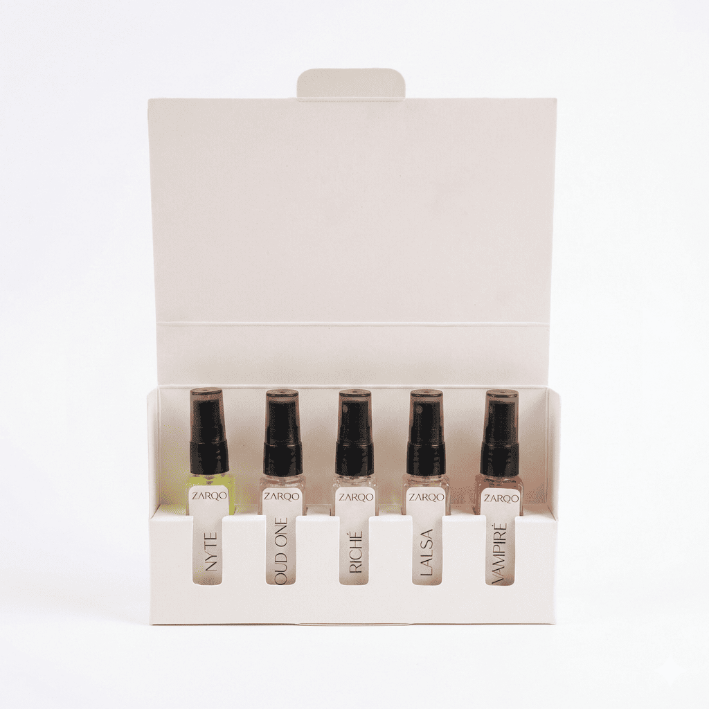 Zarqo perfume discovery set